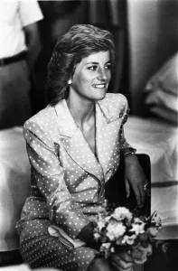Princess Diana, HRH The Princess of Wales at The Freeman Hospital in Newcastle Upon Tyne