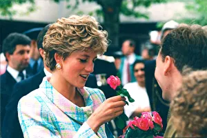 Royal Visit Prints: Princess Diana, HRH The Princess of Wales during her visit to Newcastle Upon Tyne