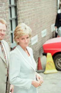 Princess Diana, keeps her first engagement as a divorced woman
