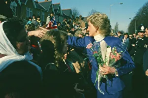 Princess Diana meets and greets the people of Erdington and Handsworth