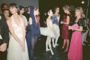Ballerina Prints: Princess Diana meets the mini ballet stars at Her Majestys Theatre, Haymarket