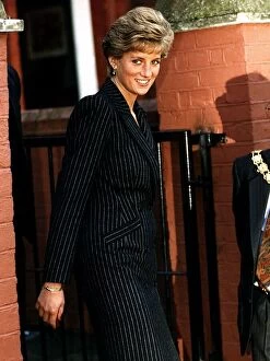 Images Dated 21st January 1991: Princess Diana opens St Christophers Fellowship at Howard House, Hampstead, London