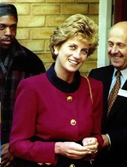 Images Dated 20th October 1993: Princess Diana pictured during a visit to the Hulme Centre in Manchester