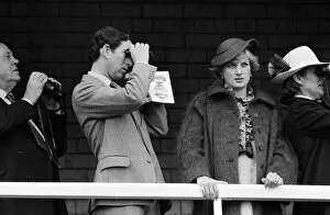 Sporting Collection: Princess Diana and Prince Charles at Aintree Racecourse for the the Grand National