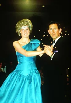 Princess Diana and Prince Charles dancing together in Melbourne Australia in 1985