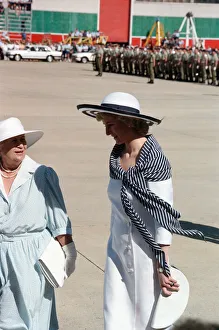 Princess Diana and Prince Charles on their overseas visit to Australia for