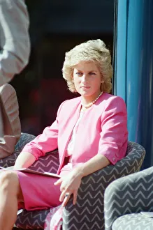 Princess Diana and Prince Charles on their overseas visit to Australia for