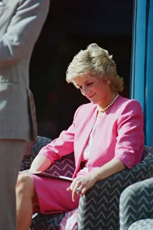 Princess Diana and Prince Charles on their overseas visit to Australia for