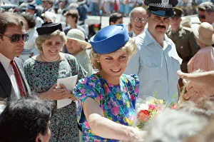 01509 Prints: Princess Diana and Prince Charles overseas visit to Australia for the bicentennial