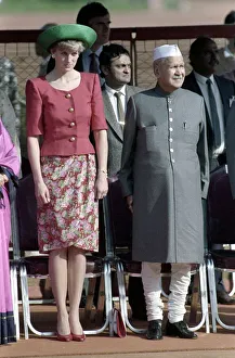 Princess Diana & Prince Charles Overseas Visit to India