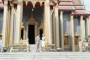 Princess Diana and Prince Charles on their overseas visit to Thailand