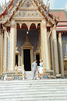 Princess Diana and Prince Charles on their overseas visit to Thailand