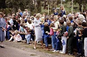 00066 Prints: Princess Diana & Prince Charles Prince and princess of Wales Overseas Visit to Australia