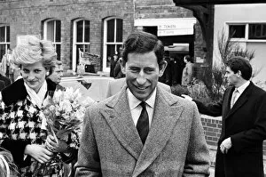 Images Dated 18th March 1987: Princess Diana, Princess of Wales and Prince Charles, Prince of Wales