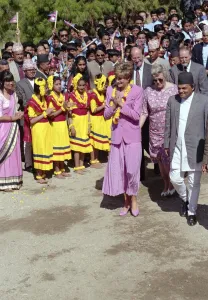 Asia Prints: Princess Diana visit to Nepal, her first official solo visit abroad since the separation