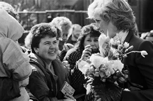 Princess Diana visiting the Boyd Court Guinness Trust Housing Estate, Bracknell