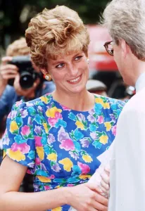 Princess Diana visiting the Lighthouse Project for AIDS Victims in London