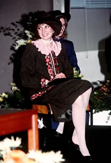 Princess Diana visits Northampton to open the new Royal Mail Head Post office