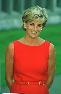 Princess Diana visits Northwick Park Hospital in Harrow, North London