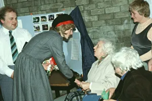 Princess Diana visits the people of Craigoyston Community Centre, Muirhouse