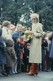 Health Prints: Princess Diana visits Roxburghe House Hospice in Aberdeen before returning to London
