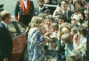 Princess Diana visits the Royal College of Physicians & Surgeons in Glasgow, Scotland