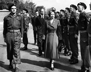 Princess Elizabeth (later Queen Elizabeth II) and Prince Philip Duke of Edinburgh