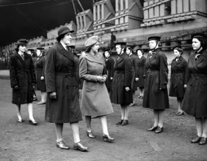 Launching Prints: Princess Elizabeth March 1946 launches HMS Eagle at Belfast