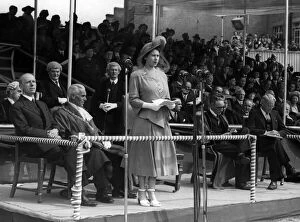 01271 Collection: Princess Elizabeth visits Coventry. During her visit the Princess inaugurated the new