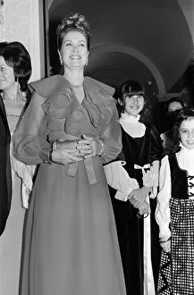 Princess Grace attends a Variety Club of Great Britain Ball in Leeds. 26th October 1972