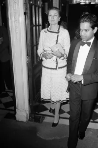 Princess Grace of Monaco arrives at the Aldwych Theatre for a performance of