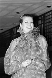 01491 Prints: Princess Grace of Monaco attends a dinner at the Sporting Casino, Monte Carlo