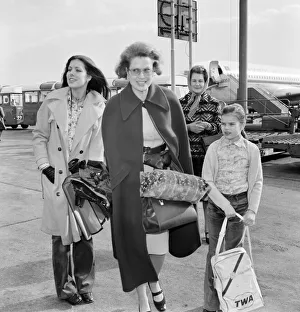 Princess Prints: Princess Grace of Monaco at Heathrow Airport after flying from from Nice with her