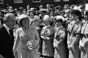 Nurse Prints: Princess Grace of Monaco in London to perform a special ceremony to open the Princess