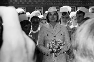 01490 Prints: Princess Grace of Monaco in London to perform a special ceremony to open the Princess