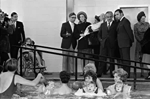 Princess Grace and Prince Rainier of Monaco visit Pinderfields Hospital, Wakefield