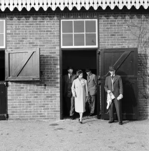 Sporting Prints: Princess Margaret and Antony Armstrong-Jones at Newbury Races