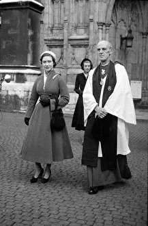 Bishop Prints: Princess Margaret attends the Army Nursing Service in London November 1954