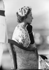 01239 Prints: Princess Margaret attends Military Display at Up-Park Camp, Jamaica