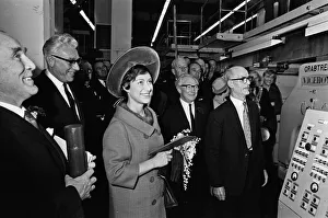 Princess Margaret, Countess of Snowdon opens the new Birmingham Post & Mail offices