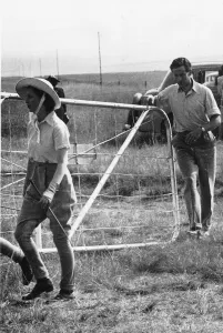 English Prints: Princess Margaret and Group Captain Peter Townsend photographed at Harrismith during