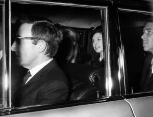 00066 Prints: Princess Margaret and Husband Lord Snowdon - March 1966 with Peter Sellers