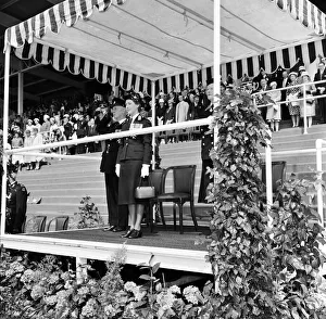 Princess Margaret inspects the St John Ambulance Cadets, York. 10th July 1960