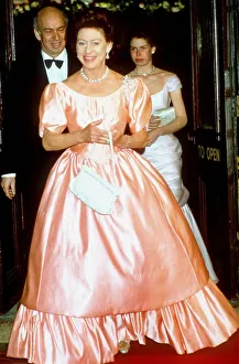 Birthdays Prints: Princess Margaret and Lady Sarah Armstrong Jones at the Queens 60th birthday