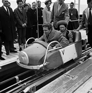 Princess Margaret and Lord Snowdon at Butlins Holiday Camp. Minehead, Somerset. May 1965