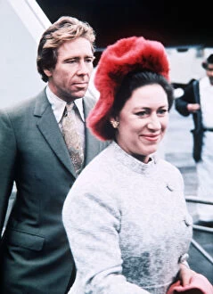 Images Dated 1st June 1971: Princess Margaret and Lord Snowdon June 1971 at Heathrow Airport