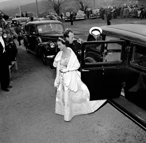 Tiara Prints: Princess Margaret seen here attending the wedding of Norway Princess Ragnhild who married