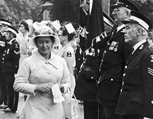 Cleveland Prints: Princess Margaret seen here in Thirsk to official open the North Yorkshire headquarters