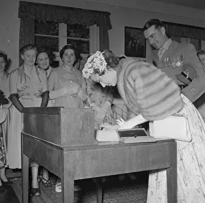 Princess Margaret seen here visiting The 3rd Kings Own Hussars at Epsom Barracks