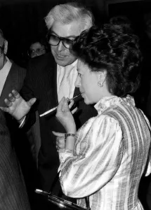 Award Ceremonies Prints: Princess Margaret Smoking at the reception of the PYE TV awards at Grosvenor House